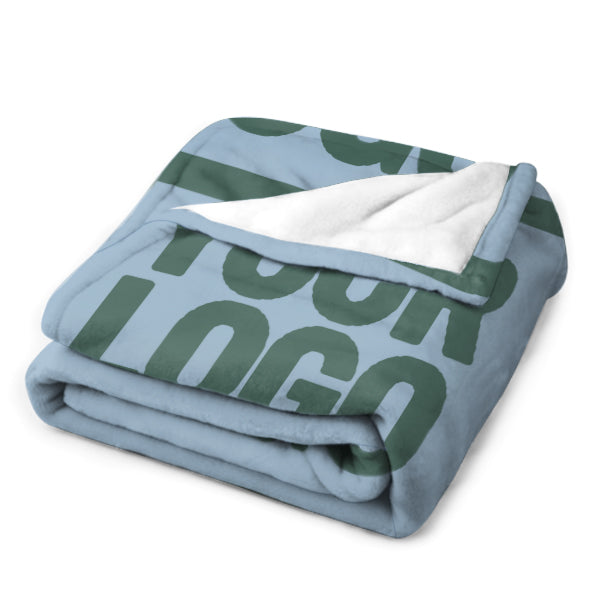 Custom Light Blue Teal Blanket