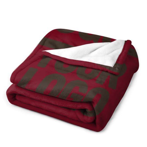 Custom Crimson Brown Blanket