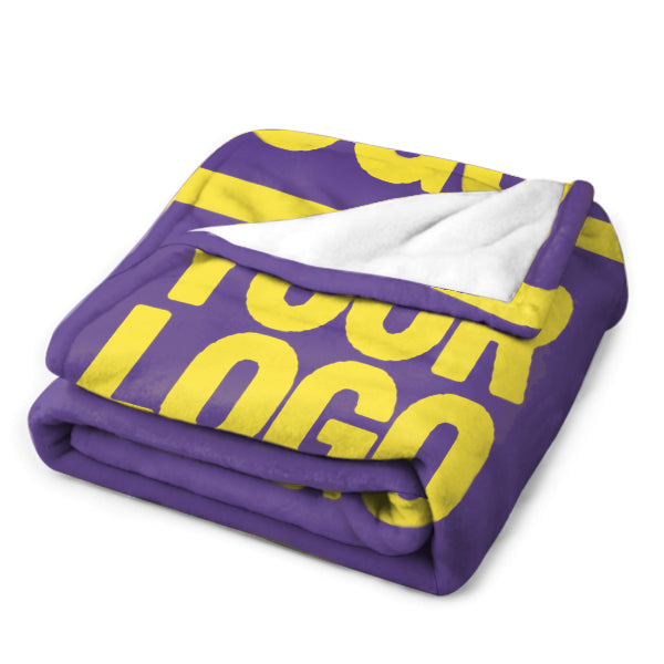 Custom Lavender Pale Yellow Blanket