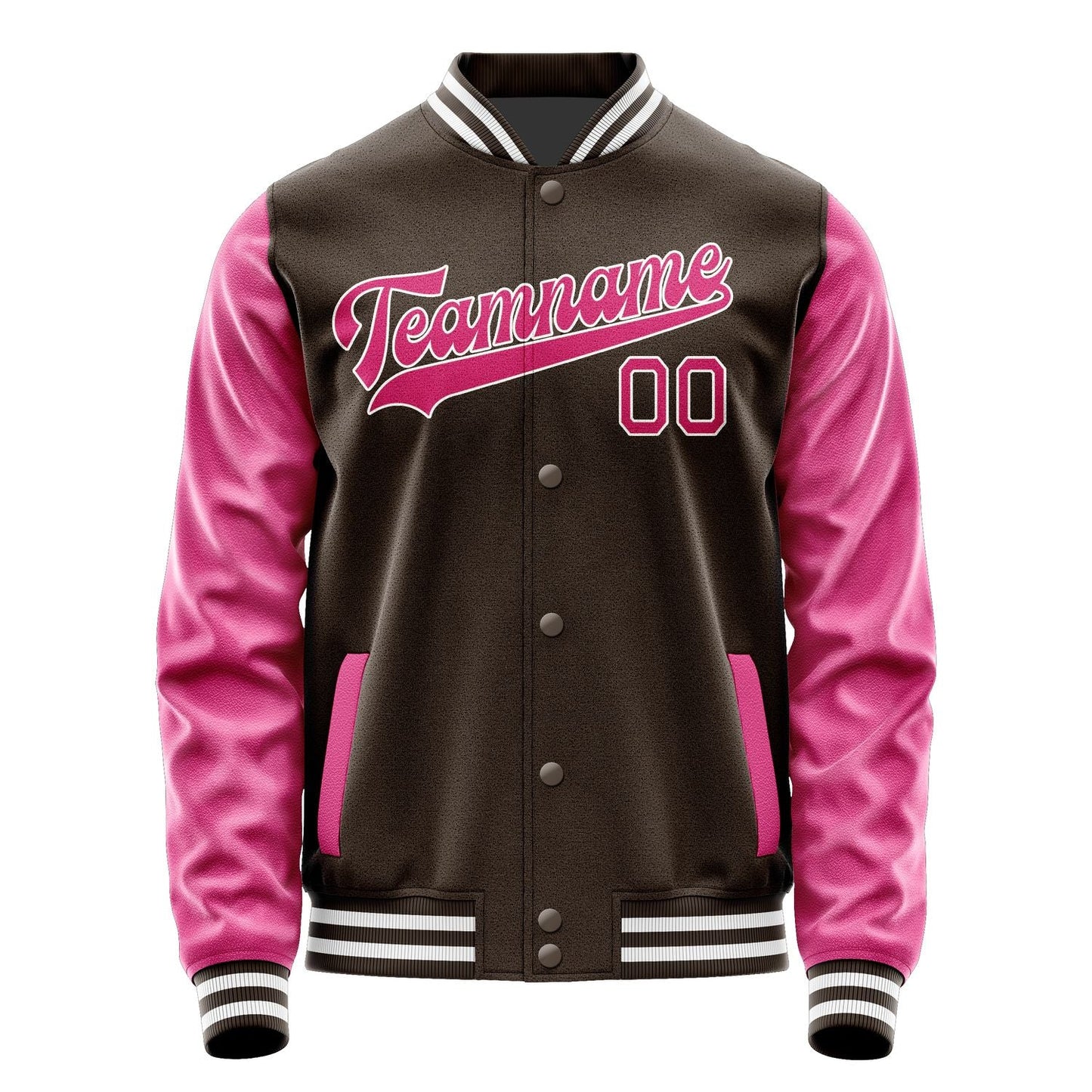 Custom Brown Pink Jacket JA0101130118B31813