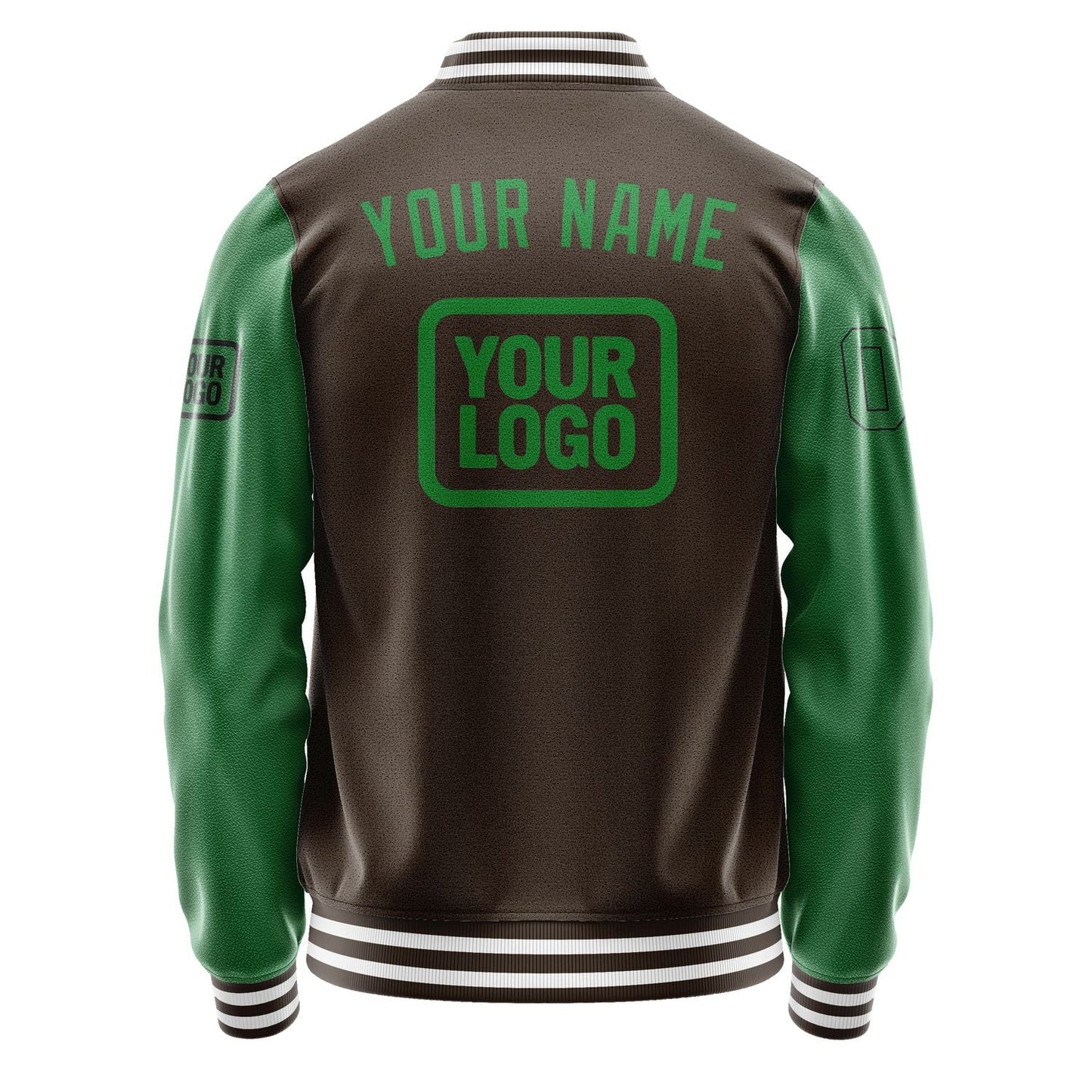 Custom Brown Emerald Green Jacket JA010124011817242417