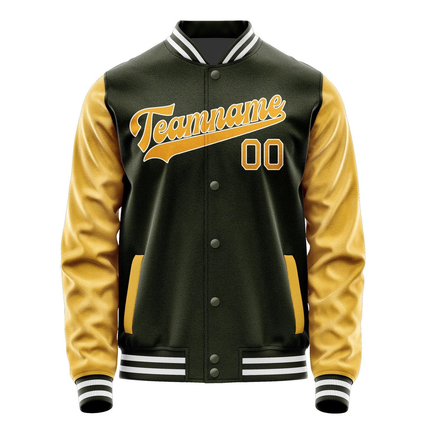 Custom Olive Yellow Jacket JA0202190218B31819