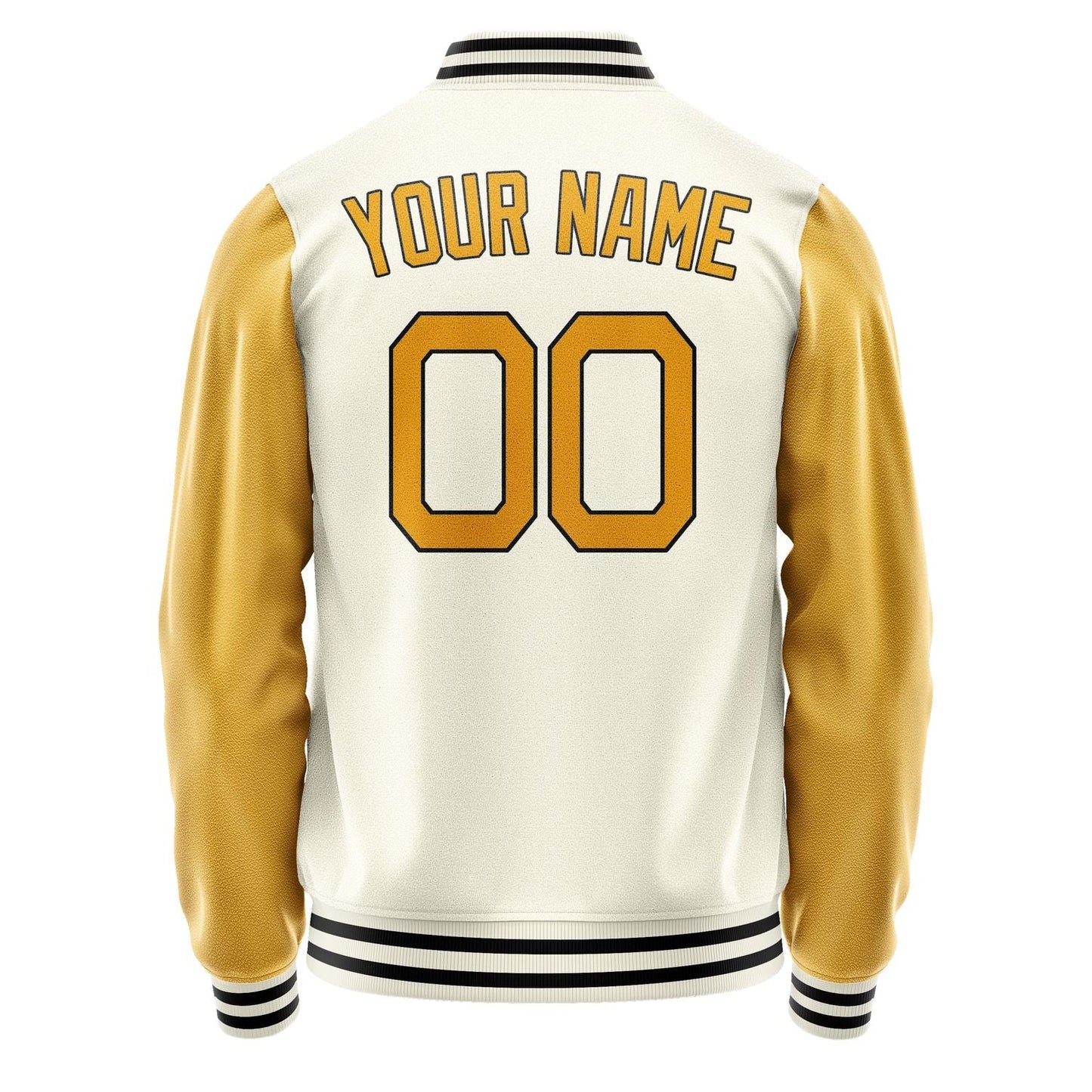 Custom Cream Yellow Jacket JA0303190317B21719