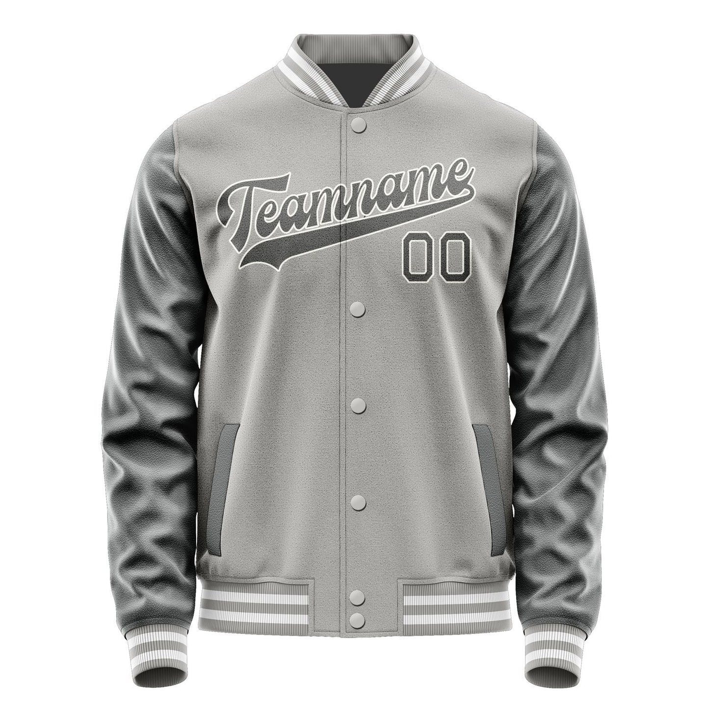 Custom Gray Dark Grey Jacket JA0404200418B31820