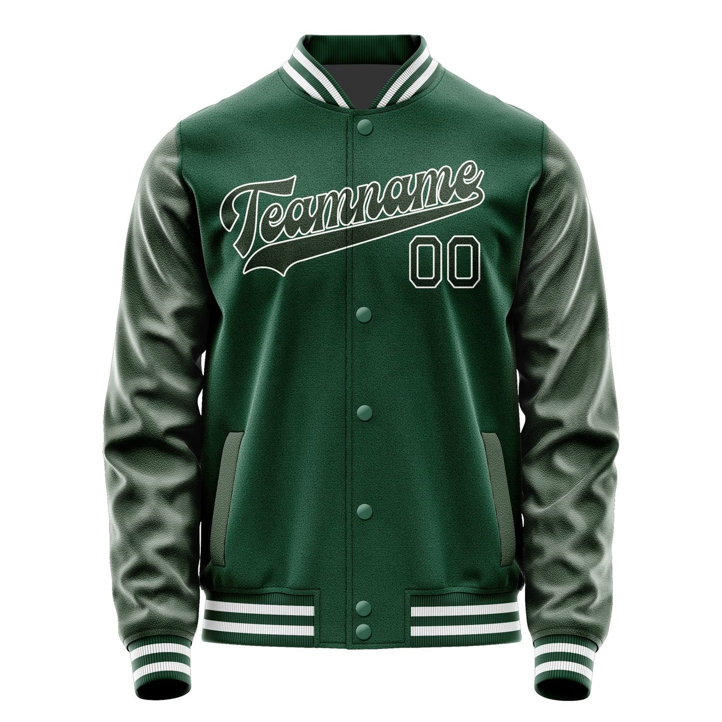 Custom Green Dark Green Jacket JA0505060518B31806