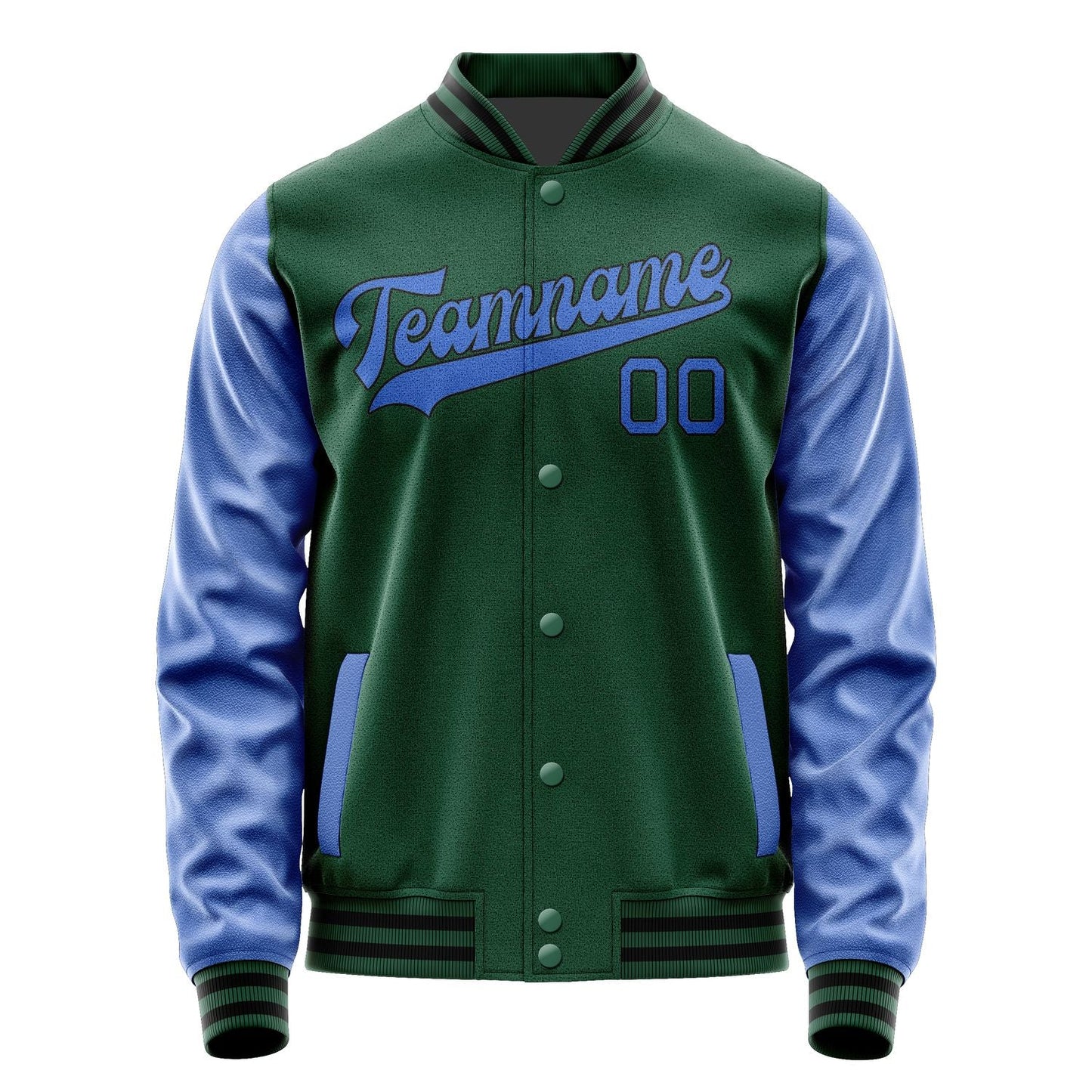 Custom Green Sky Blue Jacket JA0505090517B31709
