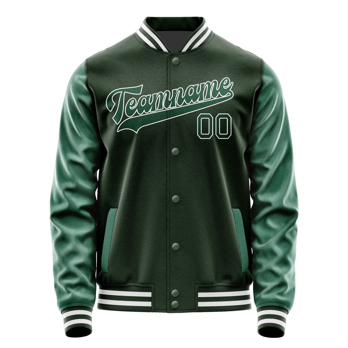 Custom Dark Green Green Jacket JA0606050618B31805