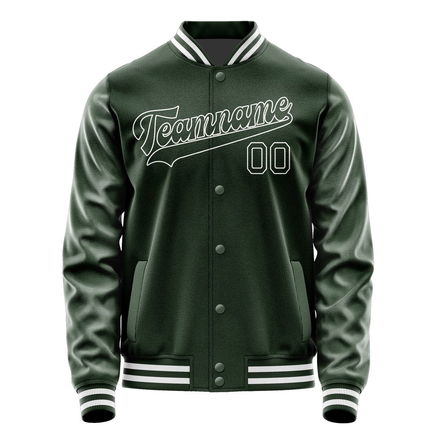 Custom Dark Green Dark Green Jacket JA0606060618B31806