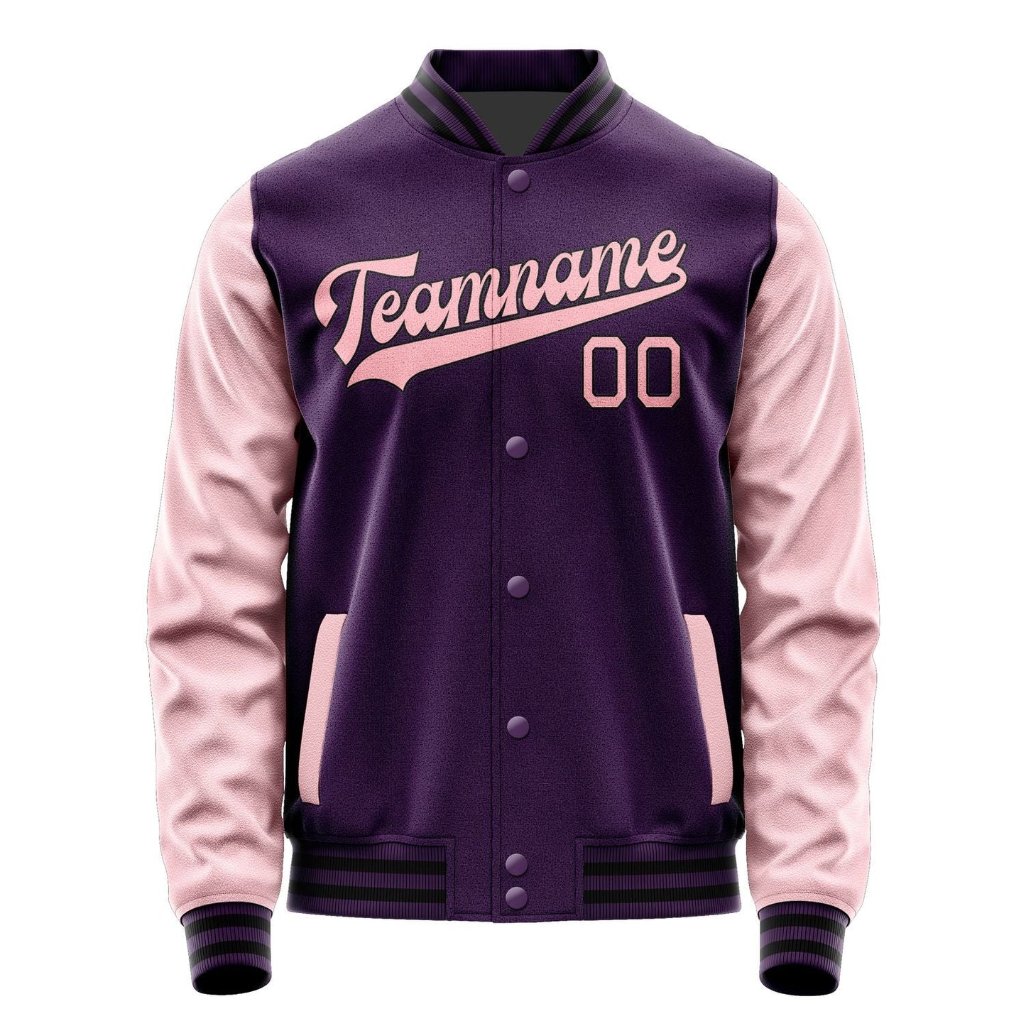 Custom Purple Light Pink Jacket JA0707210717B31721