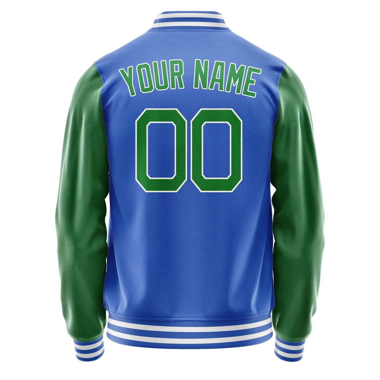 Custom Sky Blue Emerald Green Jacket JA0909240917B21724