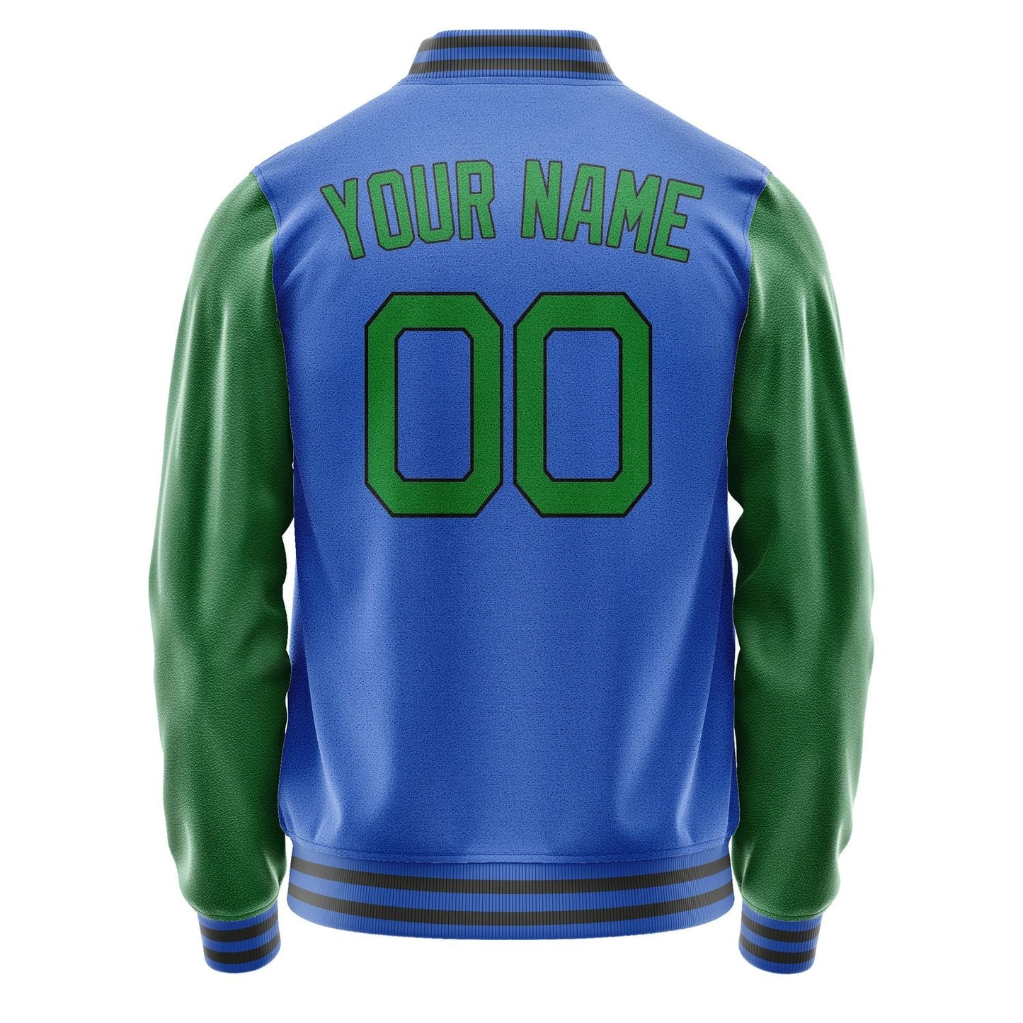 Custom Sky Blue Emerald Green Jacket JA0909240918B21824