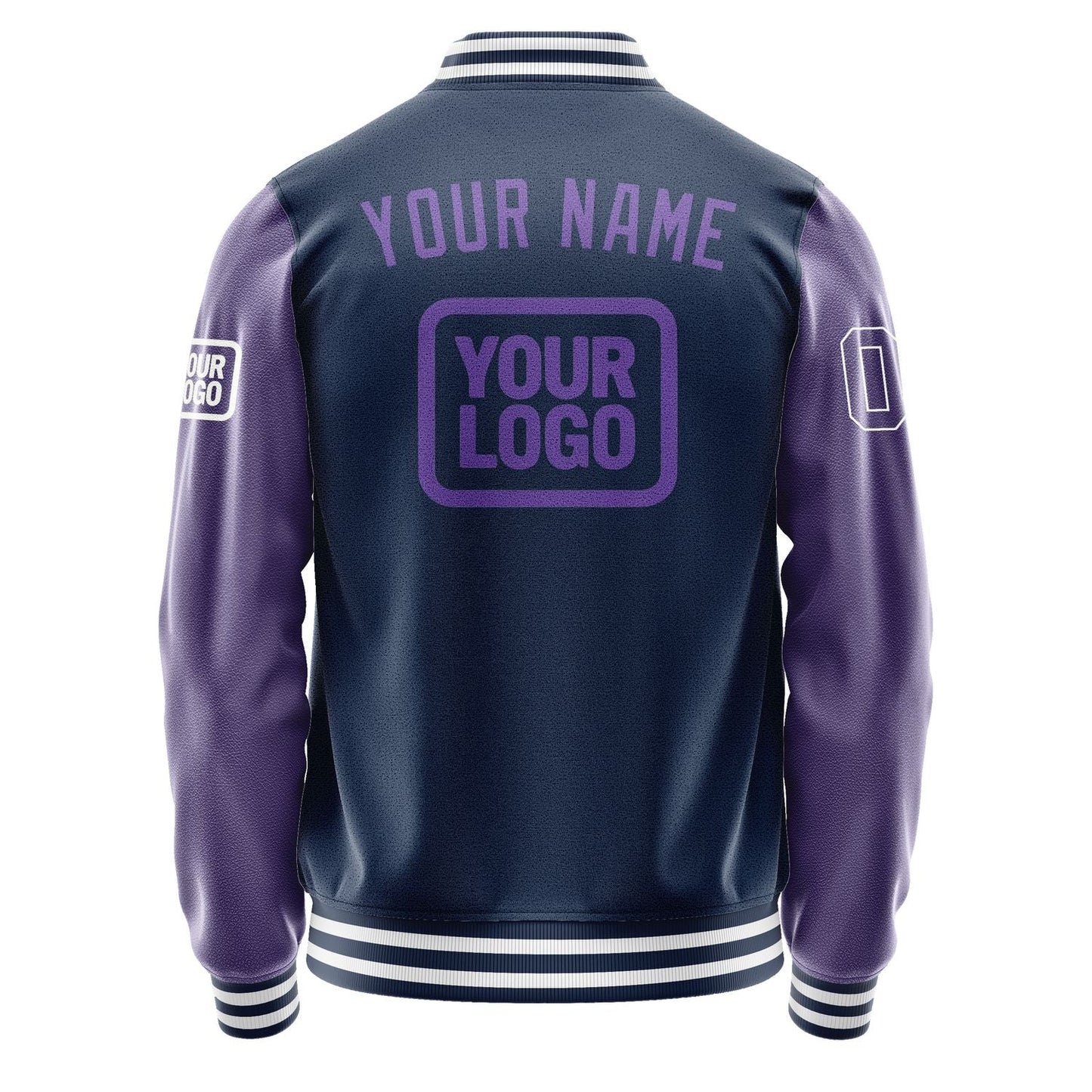 Custom Blue Light Purple Jacket JA101023101818232318