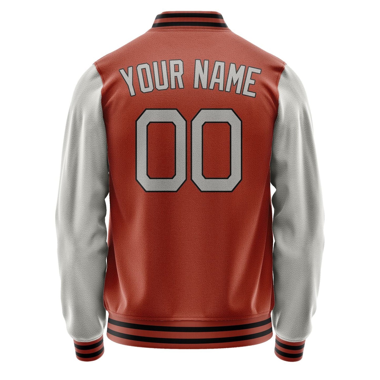 Custom Coral Red Gray Jacket JA1616041617B21704