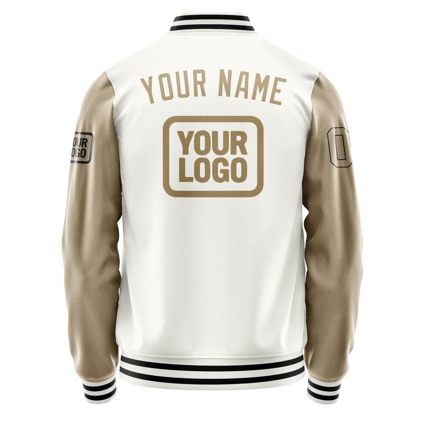 Custom White Light Khaki Jacket JA181825181717252517