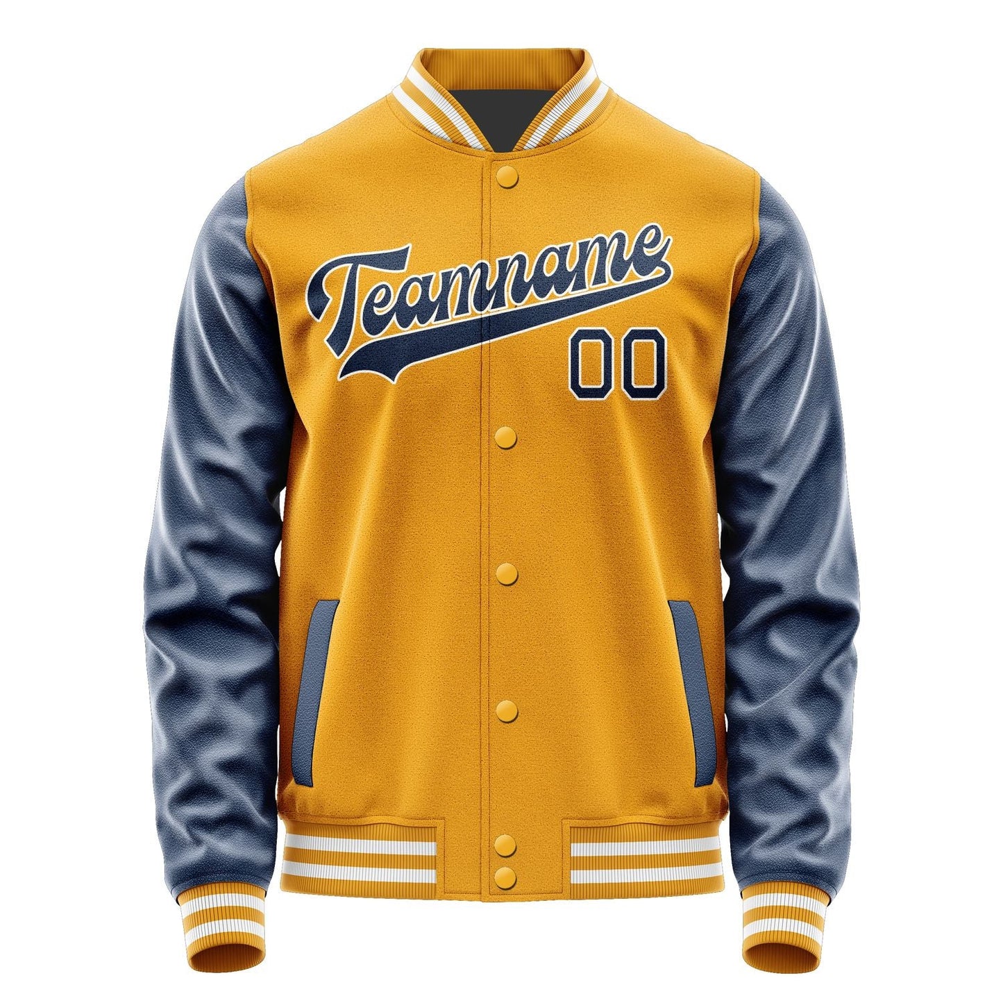 Custom Yellow Blue Jacket JA1919101918B31810