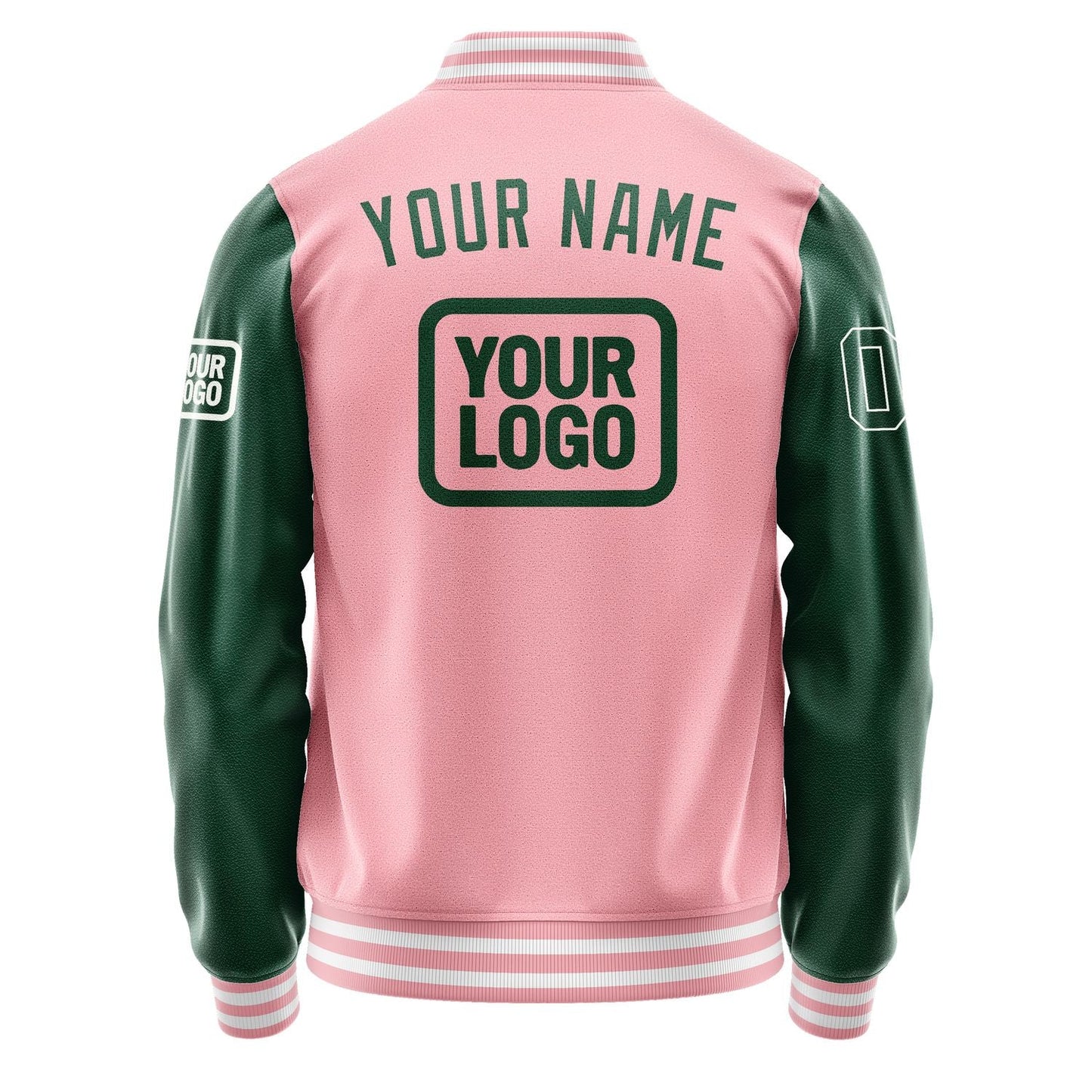 Custom Light Pink Green Jacket JA212105211818050518