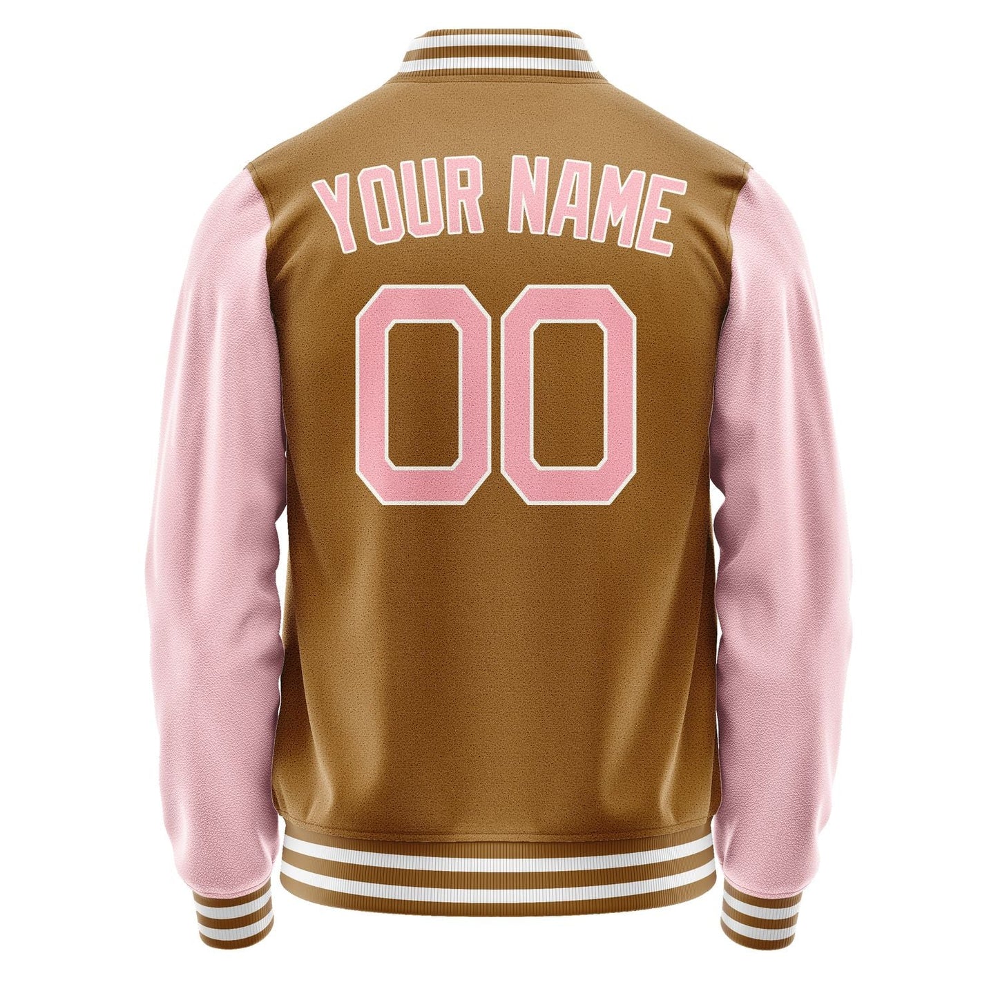 Custom Khaki Light Pink Jacket JA2222212218B21821