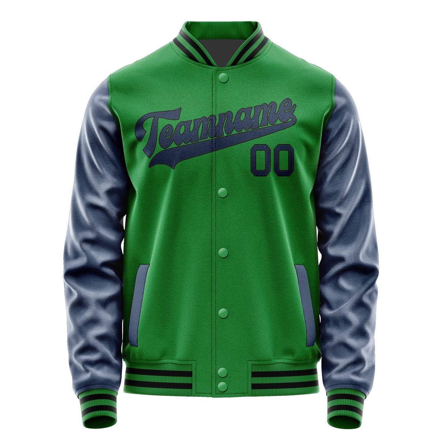 Custom Emerald Green Blue Jacket JA2424102417B31710