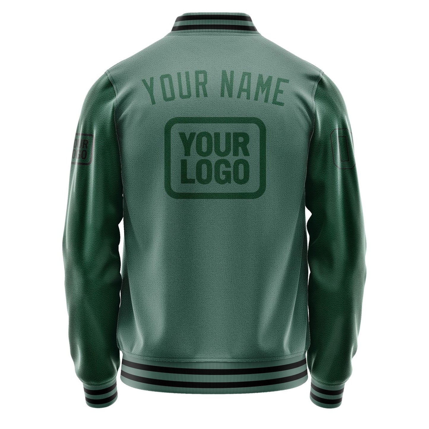 Custom Blue Green Green Jacket JA272705271717050517