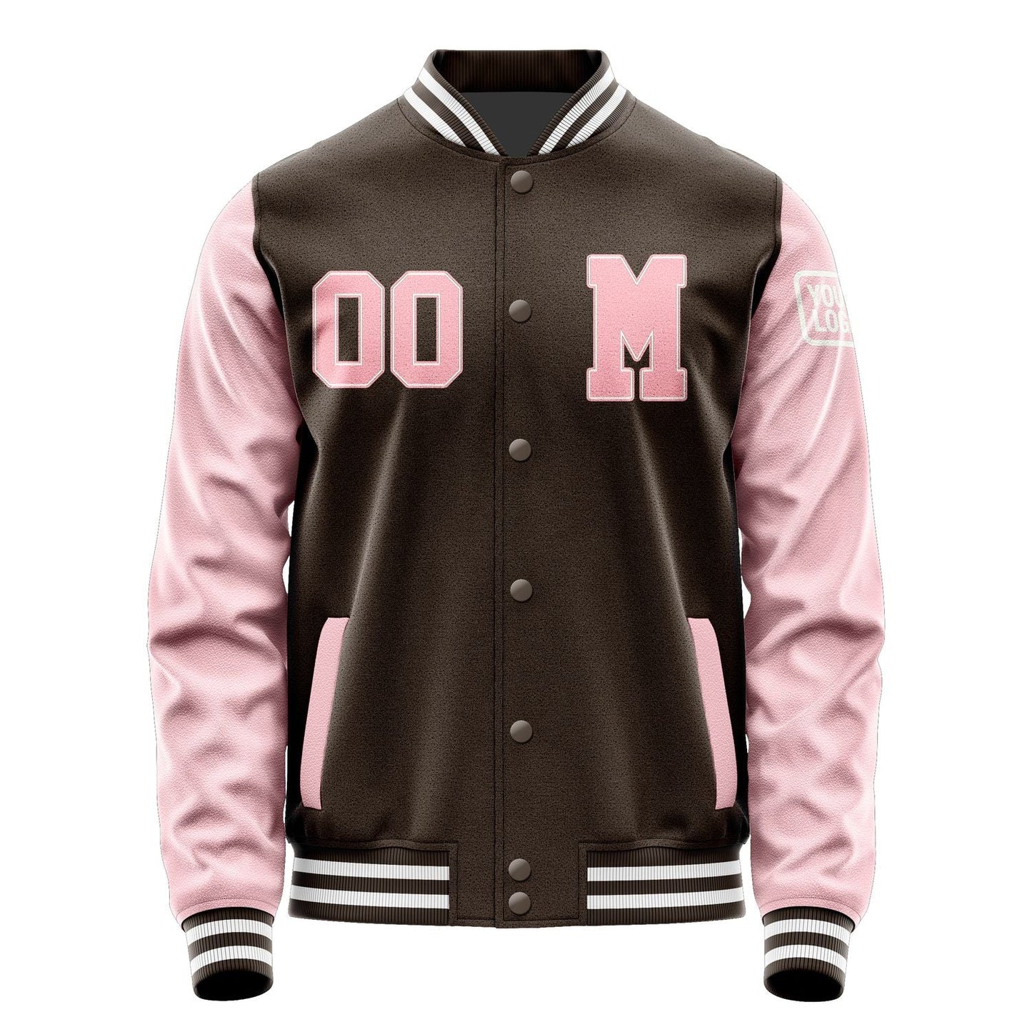 Custom Brown Light Pink Jacket Jb0101210118211818
