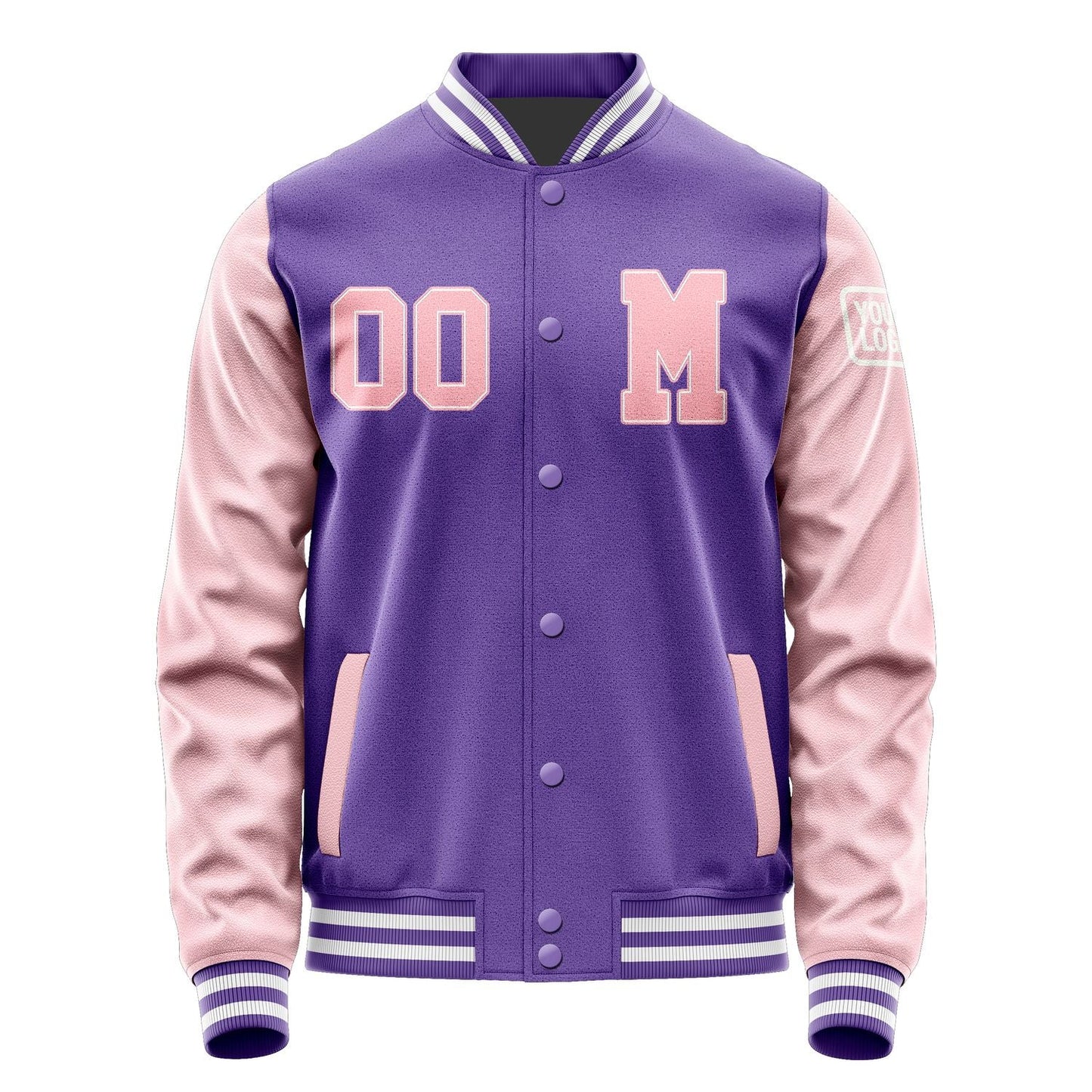Custom Light Purple Light Pink Jacket Jb2323212318211818