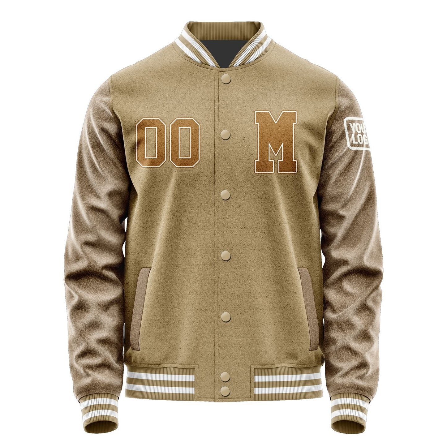 Custom Light Khaki Khaki Jacket Jb2525222518221818