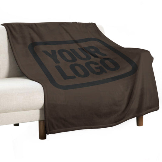 Custom Brown Black Blanket
