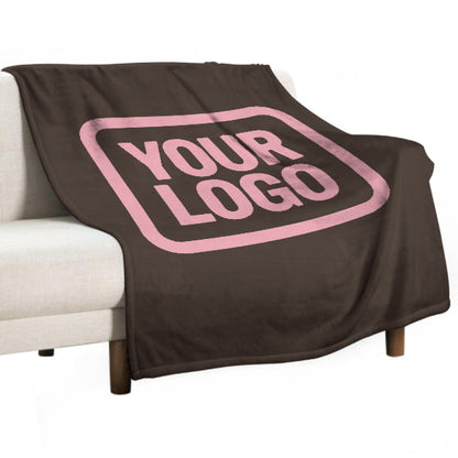 Custom Brown Pink Blanket
