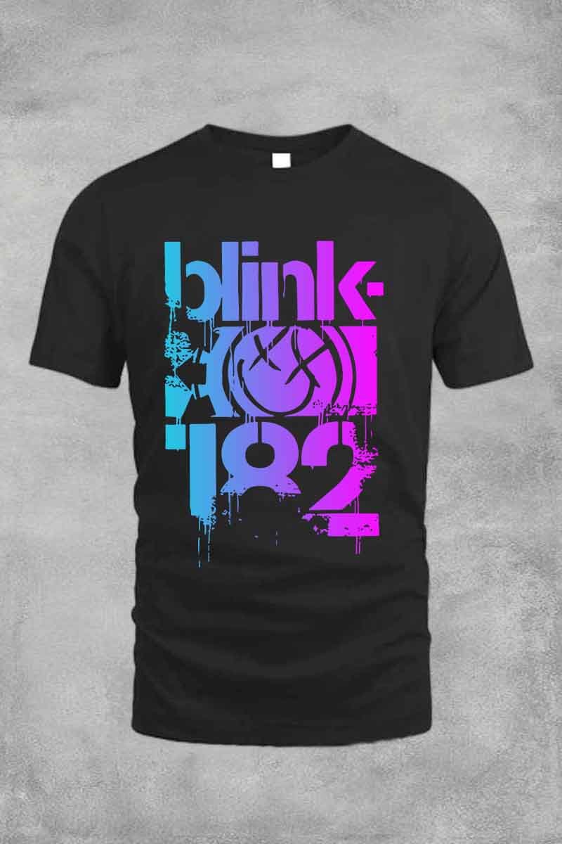 Blink Smile 182 Tee For Men