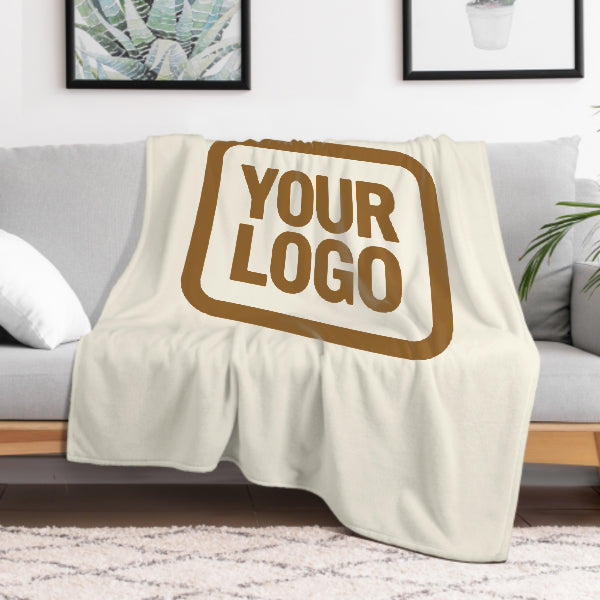 Custom Beige Khaki Blanket