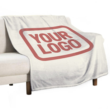 Custom Beige Copper Rose Blanket