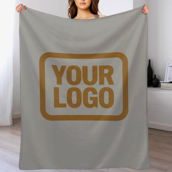 Custom Gray Khaki Blanket