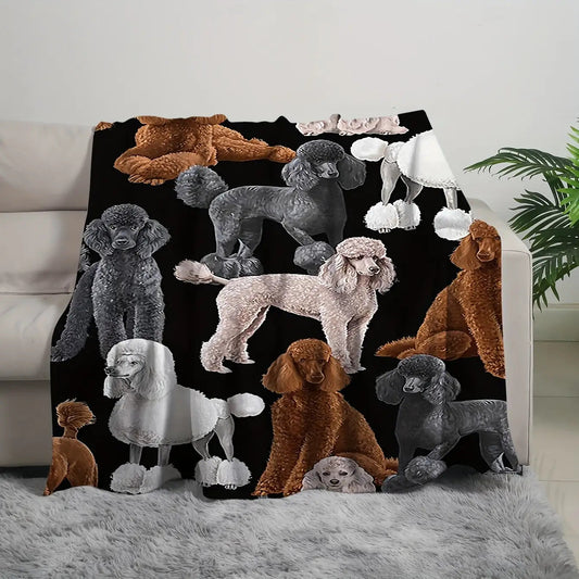 Gifts for Dog Lovers Blanket - Poodles Are My Favorite People,” From Pet Parents, Birthday, Christmas, Everyday Encouragement, Inspirational