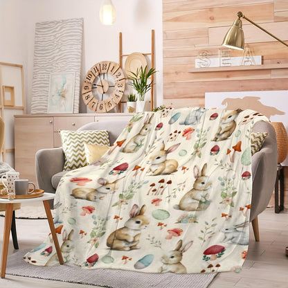 Blanket for Son Gifts, “Some Bunny Loves You”, From Parents, Birthday, Christmas, Everyday Encouragement, Inspirational Theme