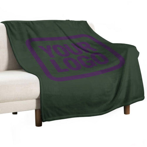 Custom Pine Green Purple Blanket