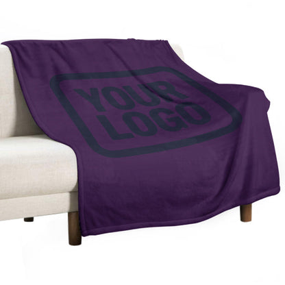 Custom Purple Steel Blue Blanket