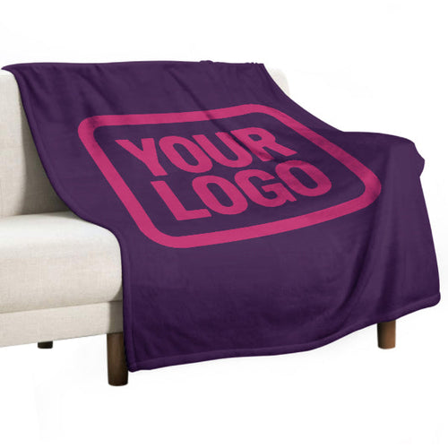 Custom Purple Pink Blanket