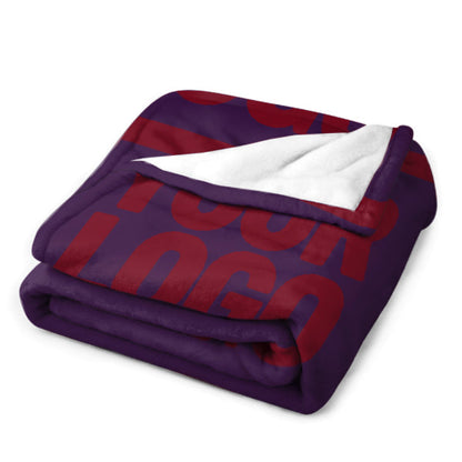 Custom Purple Crimson Blanket