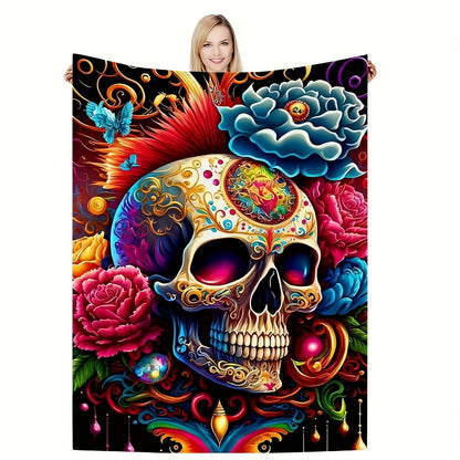 Blanket for Son Gifts, “You Are Brave, Strong, Loved”, From Parents, Birthday, Christmas, Graduation, Motivational, Inspirational