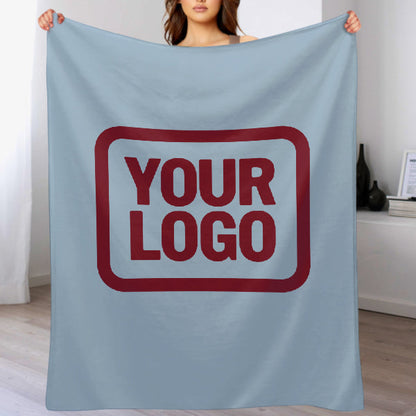 Custom Light Blue Crimson Blanket