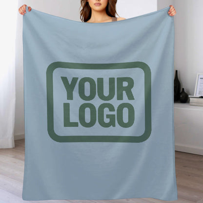 Custom Light Blue Teal Blanket