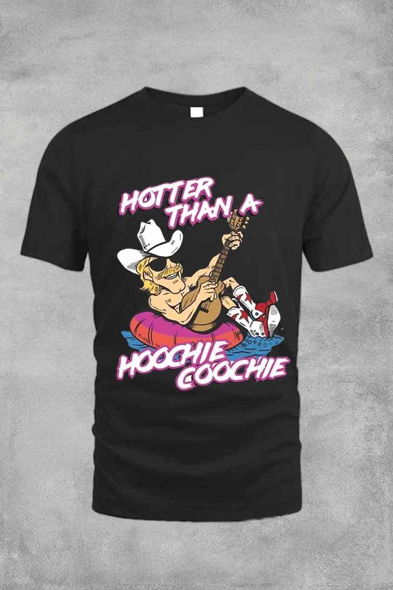 Hotter Than A Hoochie Coochie Chattahoochee Alan Jackson Tee For Men