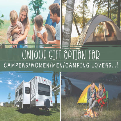 Gifts for Campers Blanket - Life Is Better When You're Camping - From Family Friends, Birthday Christmas Holiday, Inspirational Motivational