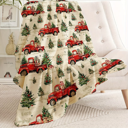 Christmas Blanket Gifts, "Merry Christmas", From Family, Birthday, Christmas, Holiday, Everyday Encouragement, Festive Decor