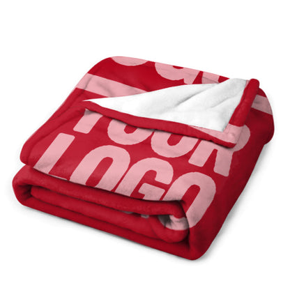 Custom Red Pink Blanket