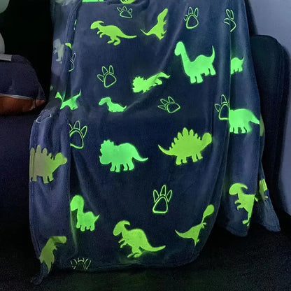 Gifts for Kids Blanket, "Dinosaur Blanket", From Parents, Birthday, Christmas, Holiday, Everyday Encouragement, Fun