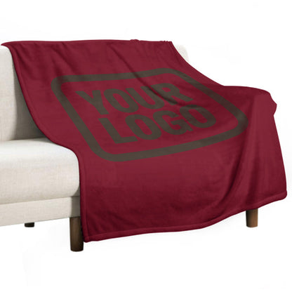 Custom Crimson Brown Blanket