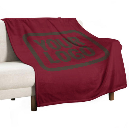 Custom Crimson Brown Blanket