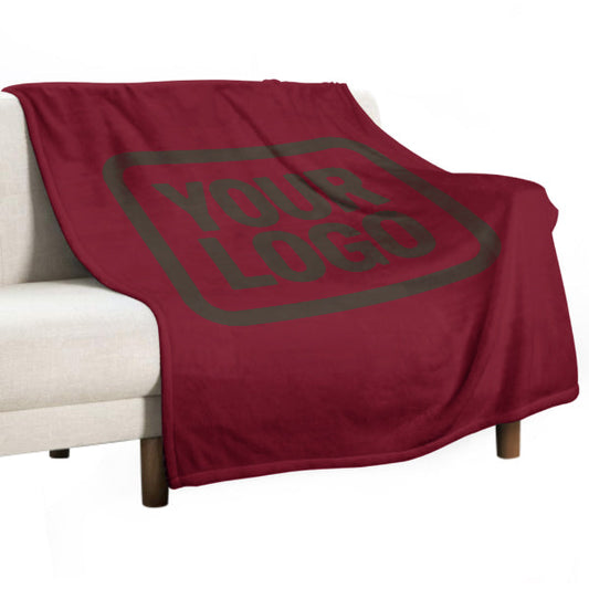 Custom Crimson Brown Blanket