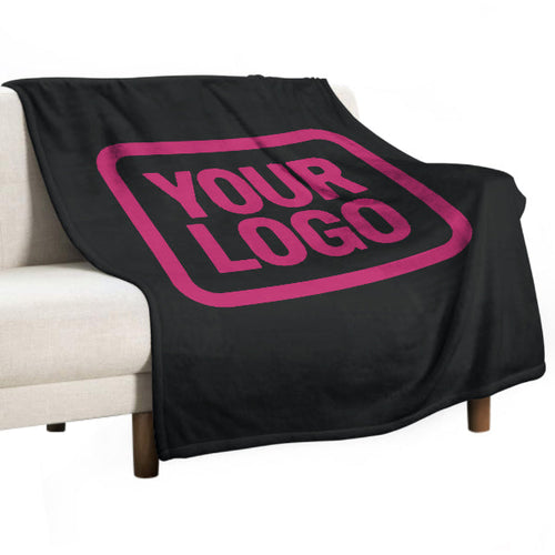 Custom Black Pink Blanket